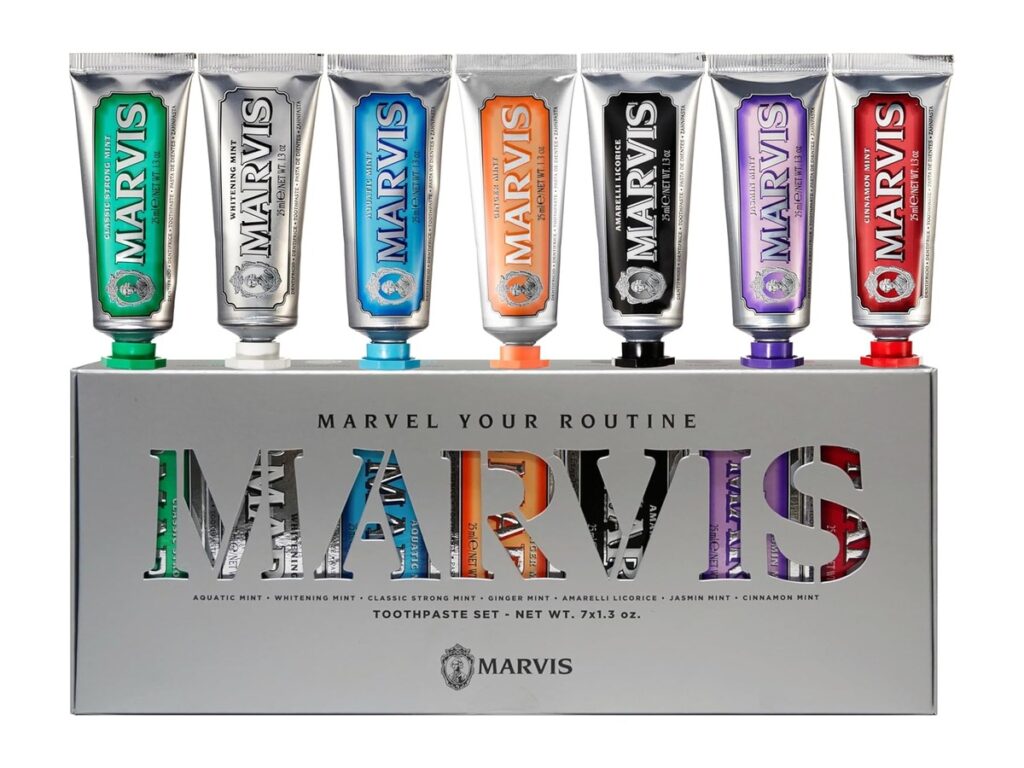 MARVIS フレーバー・コレクション 歯磨き粉 7本セット｜日常のルーティンを彩る、イタリア発の香るオーラルケア
