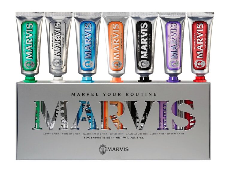 MARVIS フレーバー・コレクション 歯磨き粉 7本セット｜日常のルーティンを彩る、イタリア発の香るオーラルケア