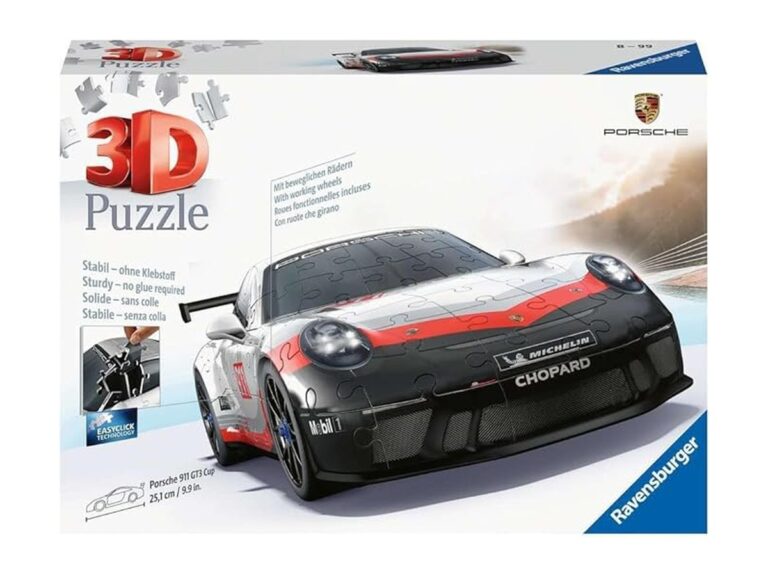 Ravensburger ラベンスバーガー 3Dパズル ポルシェ 911 GT3｜指先で組み上げる、ドイツの工学と美学